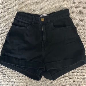 High waisted shorts American apparel